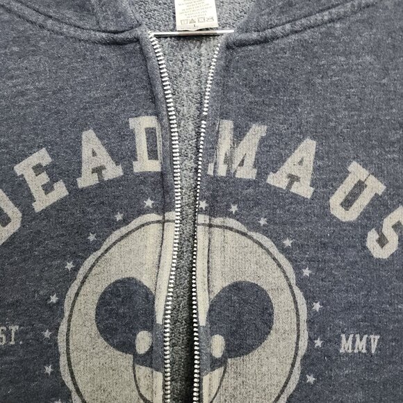 DeadMau5 University Blue Full Zip Hoodie Size L - Picture 4 of 5